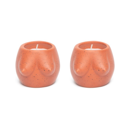 Set di Candelabri Bodyparts | Design Originale in Terracotta