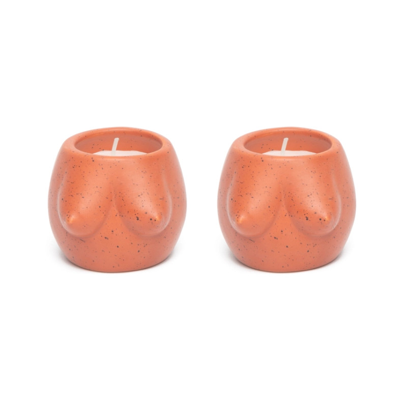 Set di Candelabri Bodyparts | Design Originale in Terracotta