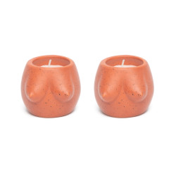Set di Candelabri Bodyparts | Design Originale in Terracotta