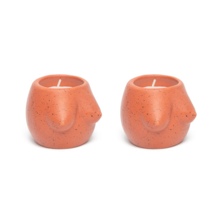 Set di Candelabri Bodyparts | Design Originale in Terracotta