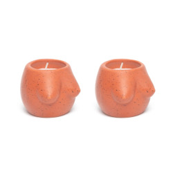 Set di Candelabri Bodyparts | Design Originale in Terracotta