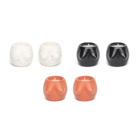 Set di Candelabri Bodyparts | Design Nero Elegante e Significativo