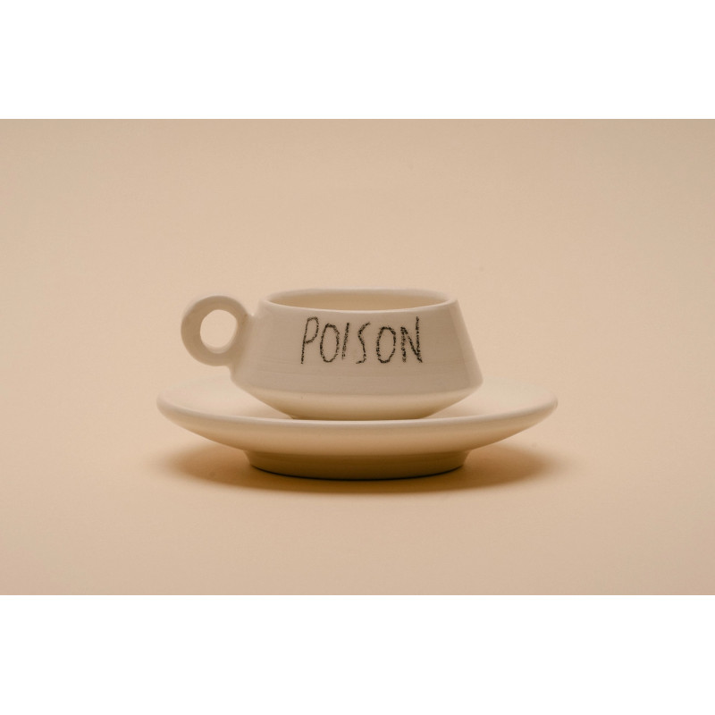 Tazzina da Caffè in Ceramica - Fatta a Mano in Italia, Design Unico