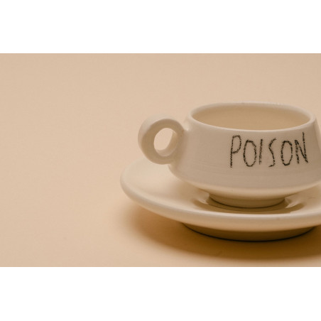 Tazzina da Caffè in Ceramica - Fatta a Mano in Italia, Design Unico