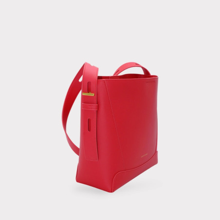 Frontale borsa Oli in pelle sostenibile, capiente ed elegante
