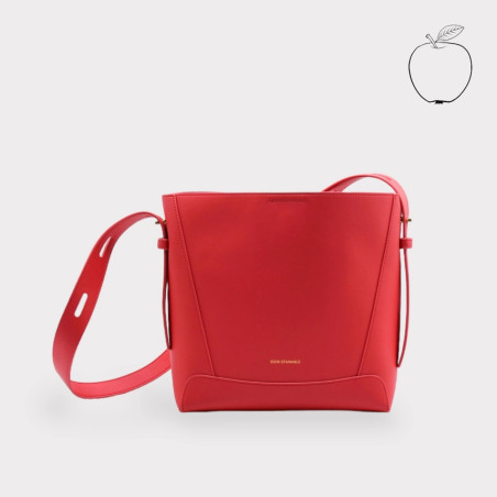Frontale borsa Oli in pelle sostenibile, capiente ed elegante