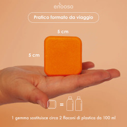 Balsamo Solido 2 in 1 | Ristrutturante & Rinforzante con Papaya e Mango