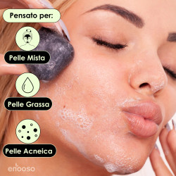 Detergente Viso Solido Purificante | Carbone, Acido Mandelico e Tea Tree
