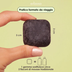 Detergente viso seboregolatore per pelli grasse e miste con carbone attivo che assorbe il sebo in eccesso