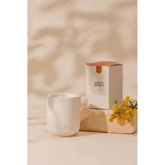 candela natalizia oli essenziali arancia cannella cedro patchouli