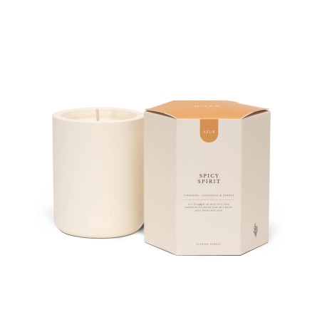 candela natalizia oli essenziali arancia cannella cedro patchouli