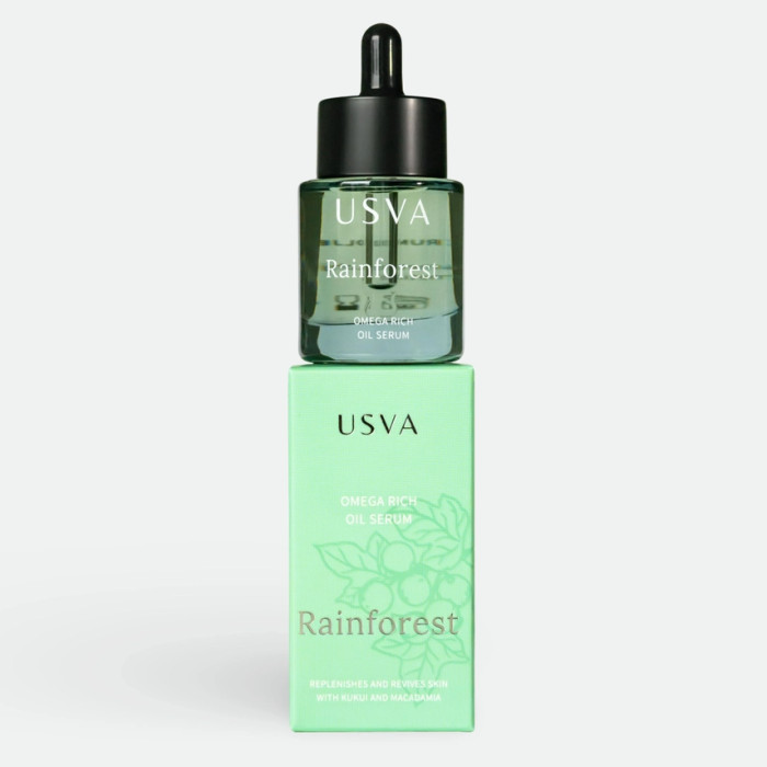 Siero viso oleoso naturale Usva Cosmetics ricco di Omega 3 6 7 9, nutriente e leggero