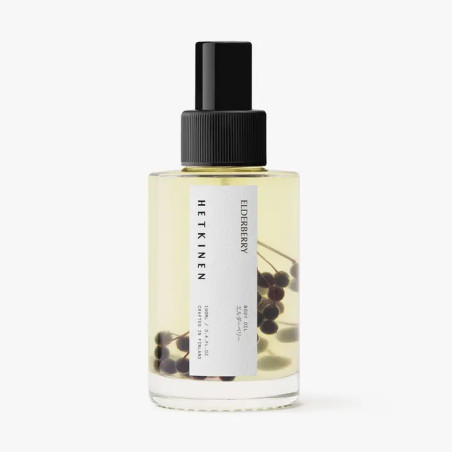 olio corpo idratante al sambuco e ribes nero texture leggera pelle secca