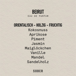 Beirut profumo unisex cocco mandorla e sandalo