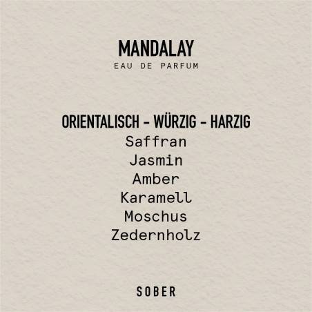 Confezione Mandalay Eau de Parfum Sober Berlin