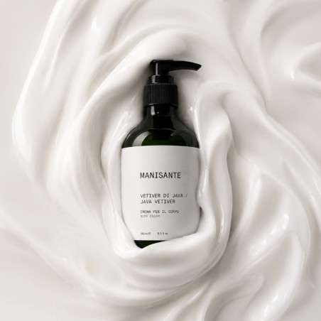 Crema Corpo Vetiver di Java Manisante con Olio di Argan