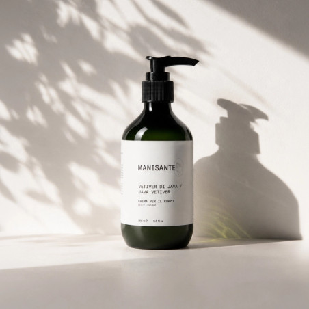 Crema Corpo Vetiver di Java Manisante con Olio di Argan
