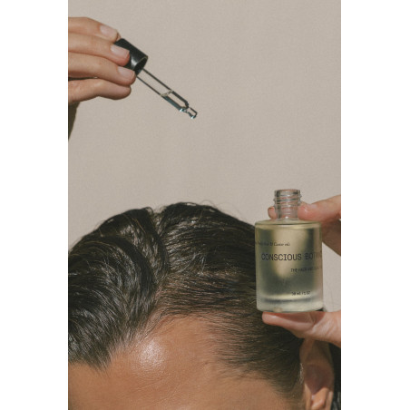 Olio Pre-Shampoo Cute Secca e Capelli | Conscious Botanist